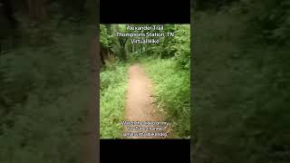 Alexander Trail Thompsons Station TN Virtual Hike  HURRY UP Version  Outdoors Adventure [upl. by Pauiie]