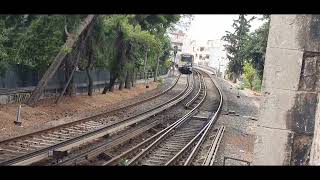 Morning trains at Thissio footbridge line 1 Part 2 [upl. by Sixela]