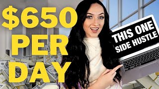 This ONE Automated Side Hustle Makes 650day HOW TO START NOW [upl. by Fabrianna994]