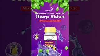 NEW PRODUCTS FROM BF SUMA  Blueberry Chewable Tablets for Sharp Vision [upl. by Gildea842]