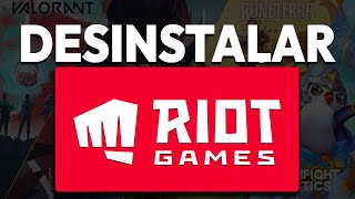 Como Desinstalar o Riot Client do PC Sem Erros Desinstalação Completa 2024 [upl. by Fantasia]