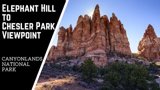 Elephant Hill to Chesler Park Viewpoint  Canyonlands National Park The Needles  Utah [upl. by Lyman]