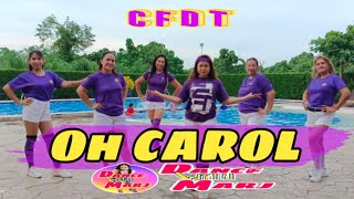 OH CAROL Dj Jurlan Remix X Soft Cover Danceworkout  DanceTrends  Retro  DanceWithMarj Ft CFDT [upl. by Akihsan]