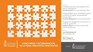 Seminario quotConcursos y determinación de la pena preguntas pendientesquot [upl. by Barrada]