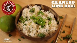 InstantPot Cilantro Lime Rice Recipe  Chipotles Official Cilantro Lime Rice Recipe  Oil Free [upl. by Meingolda333]