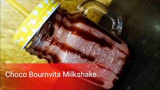 Choco Bournvita Milkshake Homemade Milkshake Recipe [upl. by Ginny]