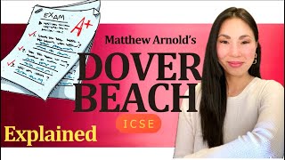 English Professor Gives Summary Context and Analysis of Matthew Arnolds quotDover Beachquot for ICSE [upl. by Montanez]