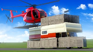 I Built a HELIPAD on my MOTORHOME  The Long Drive [upl. by Klemens]