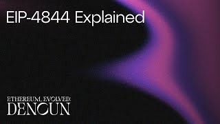 EIP4844 Explained [upl. by Aneeuqal]