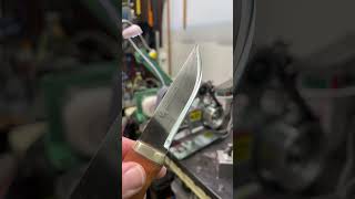 Sharpening a Brusletto knife from Norway on the Toolcker very similar to my favorites the Morakniv [upl. by Renfred]