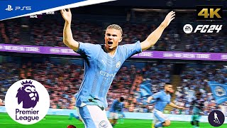 FC24 Manchester City Vs Brentford Ft Haaland De Bruyne  Premier League 2425 Full Match  PS5™ [upl. by Neras]