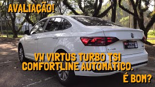 AVALIAÇÃO DO VIRTUS COMFORTLINE 10 TURBO 200 TSI  AUTOMÁTICO VALE A PENA🔥 [upl. by Debor145]