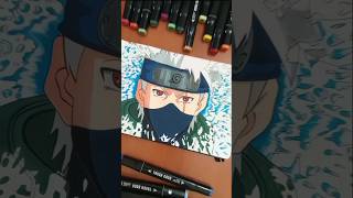 🥶Kakashi drawingsharingannarutoshippudenkakashicopyninjasplitartkakashi editstatus [upl. by Riccio]