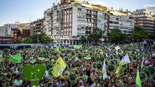 Proteste gegen Stierkampf in Spanien [upl. by Aramal]