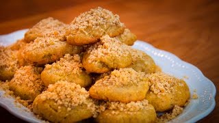 How to make Melomakarona recipe Greek Christmas Honey Cookies [upl. by Odrarebe]