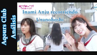 Inami Anju🍊 muestra Uranohoshi🏫 en la Vida Real y canta Thanks You Friends Aqours ClubAnalisis [upl. by Erehc]