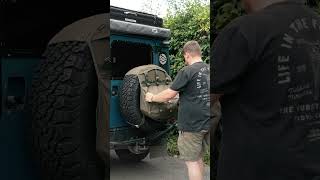 The Ultimate Overlanding Spare Wheel Storage Bag  from Exmoor Trim [upl. by Delainey]