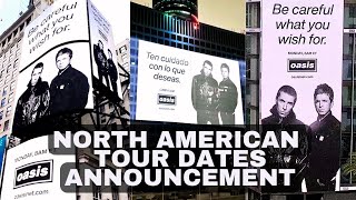 Oasis Live 25 North American Tour Dates Announcement Livestream [upl. by Brass878]