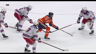 Must See McDavid Filthy goal vs NYR [upl. by Relluf]