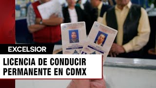 ¿Licencia de conducir permanente en CDMX es para autos y motos [upl. by Geoff]