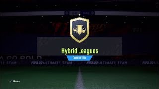 HYBRID LEAGUES SBC COMPLETED CHEAPEST SOLUTION FIFA 22 Ultimate Team [upl. by Ellga163]