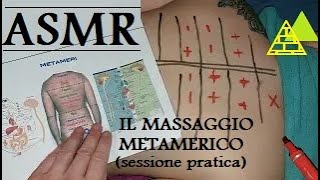 ASMR  Massaggio Metamerico teoria e sessione pratica con cristalli e pietre sacre di Triora [upl. by Charmian]