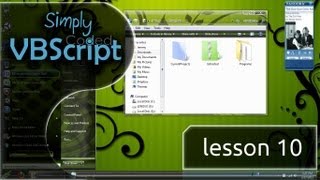 VBScript Basics Part 10  Script Directory [upl. by Chapell]