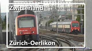 Züge am Zürich Oerlikon  Swiss Train Compilation [upl. by Nahk536]