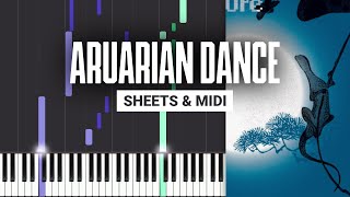 Aruarian Dance  Nujabes  Piano Tutorial  Sheet Music amp MIDI [upl. by Brandi]