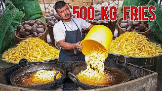 World Biggest French Fries Maker  Frying 𝟱𝟬𝟬 𝗞𝗴 French Fries  French Fries Business In Pakistan [upl. by Ij]