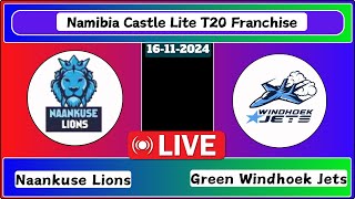 Green Windhoek Jets vs Fish River Eagles Match 4 Namibia Castle Lite T20 Franchise Live Score [upl. by Gawain]