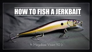 How to Fish a Jerkbait ft Megabass Vision 110 Jr [upl. by Lleumas]