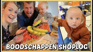 BOODSCHAPPEN SHOPLOG VAN EEN GROOT GEZiN 🍎  Bellinga Vlog 2486 [upl. by Kennie]