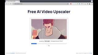 Free AI Video Upscaler Demo [upl. by Leia]