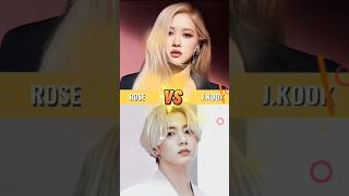 Black pink rose Vs BTS j kook blackpink shortvideo youtubeshort [upl. by Noxaj]