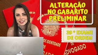 Mudança no gabarito preliminar  2ª Fase  Direito do Trabalho [upl. by Edgar]