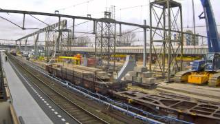 Timelapse Spoorbak Rotterdam Centraal [upl. by Winson]