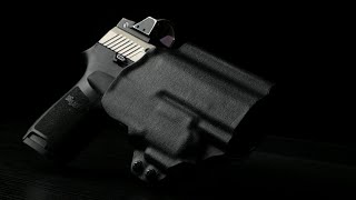 Best Holster For Sig Sauer P320 wOlight Baldr Mini  OWB amp IWB [upl. by Akiria]