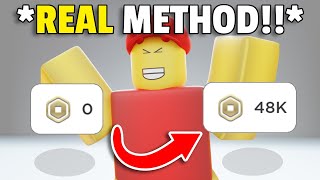 How To Get FREE ROBUX Tutorial in ROBLOX in 2024 REAL METHOD [upl. by Lily]