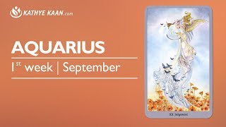 Aquarius Weekly Reading Psychic Tarot Horoscope  Week 37  4  10 September [upl. by Ranson]