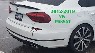 VW Passat Bumper diffuser DIY  Cheap Clean Easy [upl. by Aric]