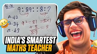 INDIAS SMARTEST MATH TEACHER [upl. by Lynd787]