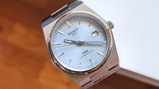 Tissot PRX Powermatic 80 Ice Blue  Review [upl. by Aihsel]