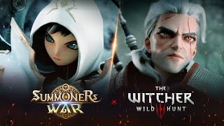 Summoners War x The Witcher 3 Wild Hunt Cinematics Full Trailer [upl. by Emory]