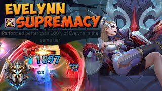 WILD RIFT EVELYNN  1v9 THE ONE SHOT MACHINE [upl. by Eissim]