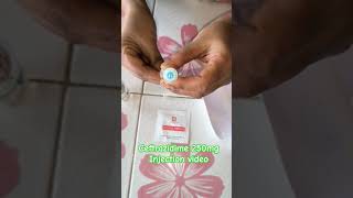 Arms injection video Im Ceftrazidime Maxbac 250mg injection push Injection by cannula 69 24 P03 [upl. by Jeri]