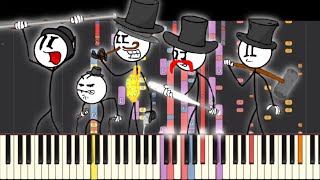 The Toppat Clan Theme  Piano Remix  The Henry Stickmin Collection [upl. by Eelrehpotsirhc133]