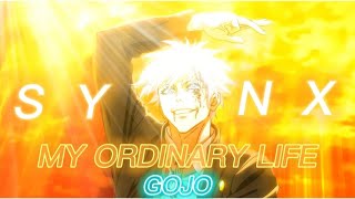 Gojo vs Toji  My Ordinary Life  EditAMV [upl. by Nylinnej612]