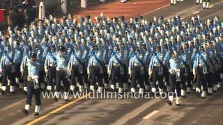 Indian Air Force marches ahead Republic Day 2016 [upl. by Nawak]