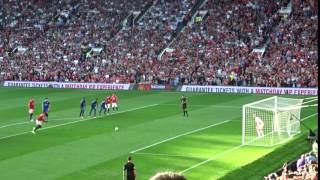 Kasper Schmeichel saves Romelu Lukakus penalty  Manchester United 2  0 Leicester City [upl. by Ahsiena]